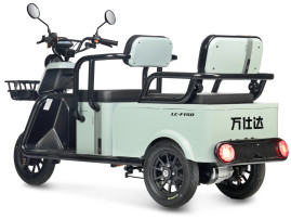 Трицикл электрический Wanshida LC-F150 60V 1000Вт (красный)