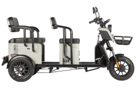 Трицикл электрический Wanshida LC300 (60V, 1000W, зеленый)