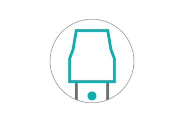 Сгон TTS для пола (55см, синий)