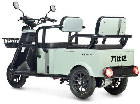 Трицикл электрический Wanshida LC-F150 (60V, 1000W, зеленый) (0000315-3078)