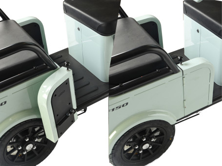 Трицикл электрический Wanshida LC-F150 (60V, 1000W, зеленый) (0000315-3078)