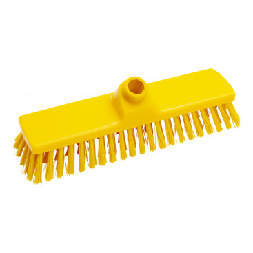 Щетка для пола Haug Bursten (300х70х120мм, средняя жесткость, желтый)
