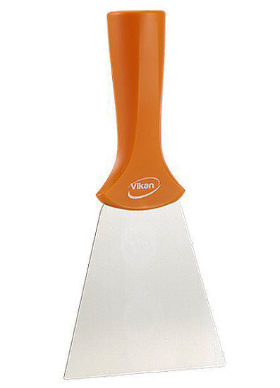Скребок Vikan (100мм, оранжевый, резьб.ручка)