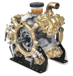 Мембранный насос Comet IDS 1701 (50 бар, 161 л/мин, ВОМ 1"⅜, гидроаккум)