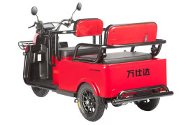 Трицикл электрический Wanshida LC-F200 (60V, 1000W, красный)