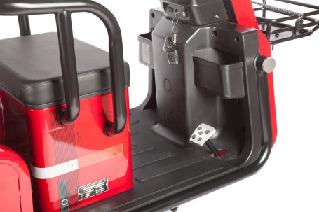 Трицикл электрический Wanshida LC-F200 (60V, 1000W, красный) (0000320-3083)