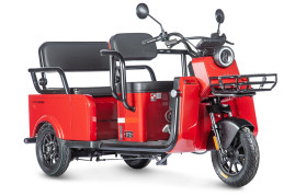 Трицикл электрический Wanshida LC-F200 (60V, 1000W, красный)