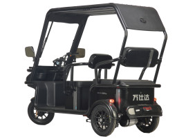 Трицикл электрический Wanshida NIPLA 570 60V 1000Вт (черный)