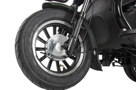 Трицикл электрический Rutrike Бумеранг (зеленый)