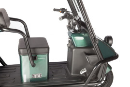 Трицикл электрический Wanshida NIPLA 500 (60V, 1000W, черно-зеленый)