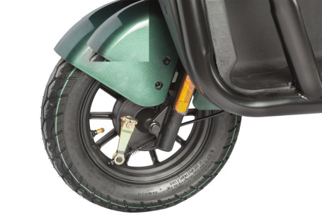 Трицикл электрический Wanshida NIPLA 500 (60V, 1000W, черно-зеленый) (0000296-3084)