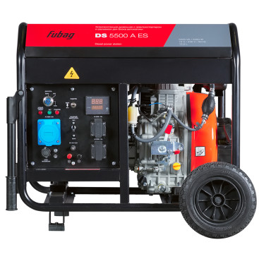 Дизельный генератор с электростартером и коннектором автоматики DS 5500 A ES FUBAG