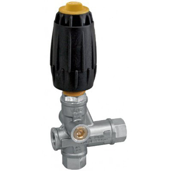 Регулятор давления Mecline VRT3 (250бар, 40л/мин, 3/8&quot;г-3/8&quot;г, By-pass 2х3/8&quot;г, никель, AISI 316, Ceramic ball)