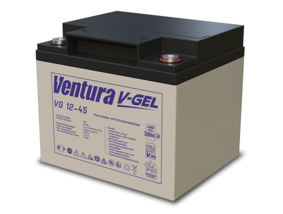 Тяговый аккумулятор Ventura VG 12-45 (12В, 45Ач, GEL)