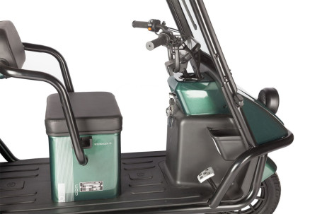 Трицикл электрический Wanshida NIPLA 500 (60V, 1000W, черно-серый) (0000296-3085)