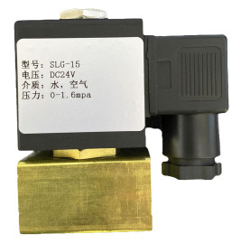 Клапан электромагнитный SLG-15 (16бар, 1/2"г-г, норм.откр, латунь, 24В) TOR