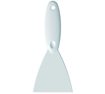 Скребок ручной Haug Bursten (110мм, широкий, белый)