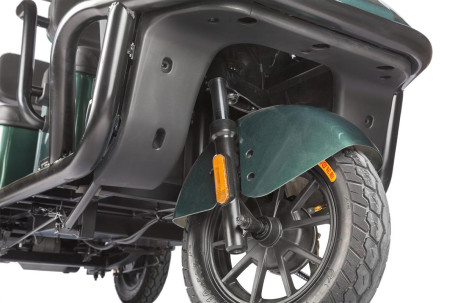 Трицикл электрический Wanshida NIPLA 500 (60V, 1000W, черно-красный) (0000296-3086)