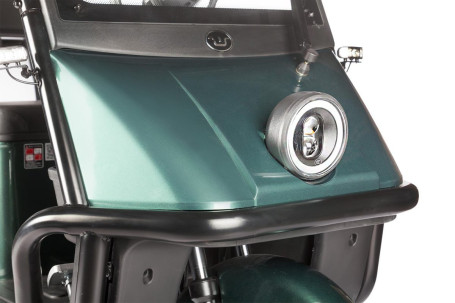 Трицикл электрический Wanshida NIPLA 500 (60V, 1000W, черно-красный) (0000296-3086)