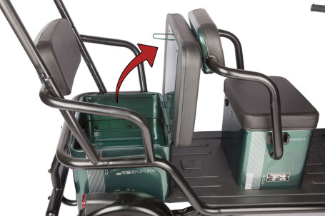 Трицикл электрический Wanshida NIPLA 500 (60V, 1000W, черно-красный) (0000296-3086)