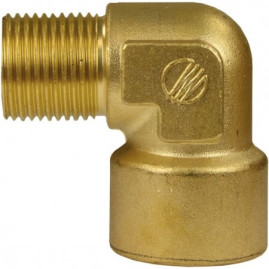 Переходник угловой 1/4ш-г (350бар, латунь) R+M