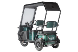 Трицикл электрический Wanshida NIPLA 500 (60V, 1000W, черно-белый)