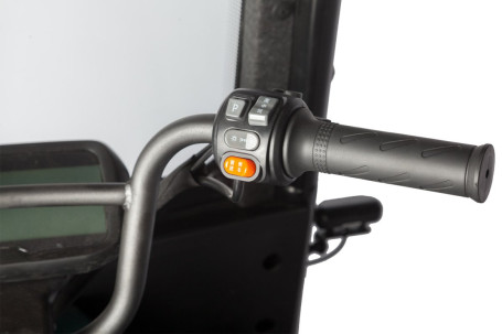 Трицикл электрический Wanshida NIPLA 500 (60V, 1000W, черно-белый) (0000296-3087)