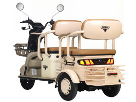Трицикл электрический Rutrike Gelbert Atlas (48V/60V, 600 Вт, бежевый)