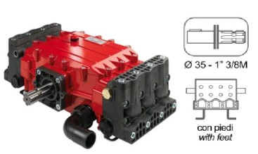 Насос высокого давления Comet YA 130 (50 бар, 104 л/мин, вал 1&quot;3/8)
