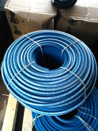 Шланг пищевой Foodjet DN12 (50м, 1/2&quot;г-1/2&quot;ш, 80бар)