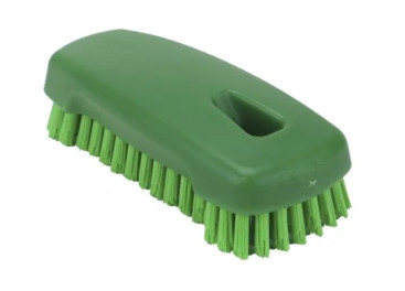 Щетка ногтевая FBK (125х55мм, жесткая, зеленый)