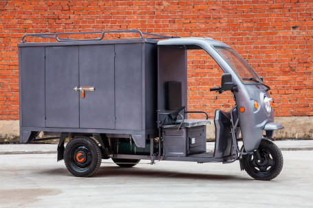Трицикл электрический Rutrike КАРГО 1800 60V/1000W (черный матовый)