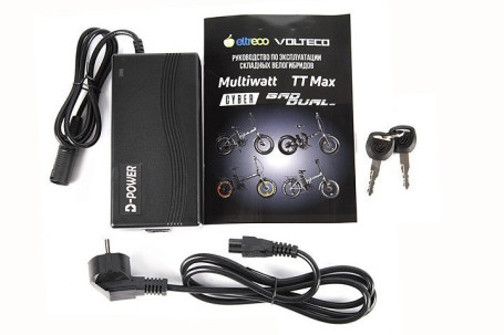 Электровелосипед VOLTECO CYBER (красно-черный)