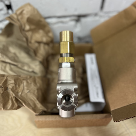 Регулятор давления Mecline VHP51 (500бар, 100л/мин, 1/2&quot;г-1/2&quot;г, By-pass 1/2&quot;г, никел.лат)