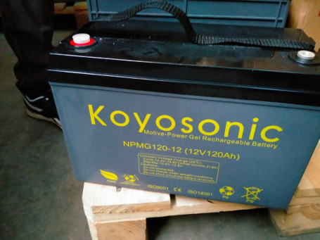 Тяговый аккумулятор Koyosonic NPMG120-12 (12В, 120А/ч)