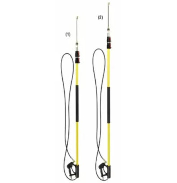 Копье телескопическое RC (198-732мм, 3/8"г-М22x1,5)