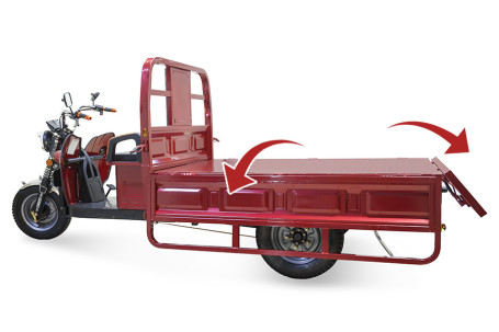 Трицикл электрический Rutrike D4 NEXT 1800 (красный) (025099-3118)