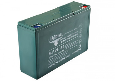Тяговый аккумулятор RuTrike 6-EVF-32 (12V, 32A/h, GEL)