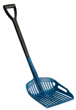 Лопата перфорированная Haug Bursten (322x322x952мм, синий)