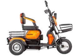 Трицикл электрический Rutrike Бумеранг (оранжевый)