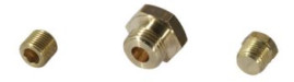 Заглушка 1/4"ш (латуннь) PA