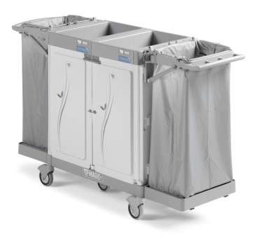 Тележка TTS Magic Hotel 890S (закрытая, двери, 2 держ. мешка 120л)