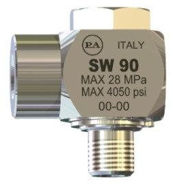 Переходник угловой 3/8"ш-3/8"г (нерж, вращ, тип SW90) PA