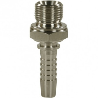 Фитинг высокого давления BSP (DN06, 1/4ш, оцинк) R+M