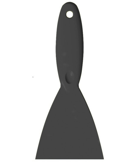 Скребок ручной Haug Bursten (110мм, широкий, черный)