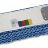 Моп с держателями TTS Microsafe (40х13см, микроволокно, голубой)