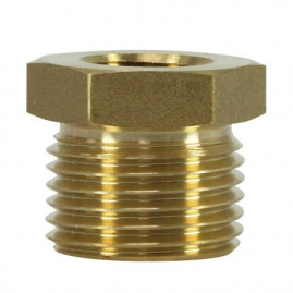 Переходник 1/4"г-3/8"ш R+M (400бар, лат)