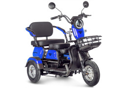 Трицикл электрический Rutrike Бумеранг (синий)