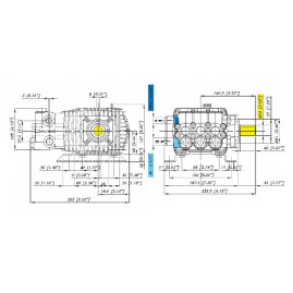 Насос высокого давления Bertolini TML 2028-НР (1450 об/мин)