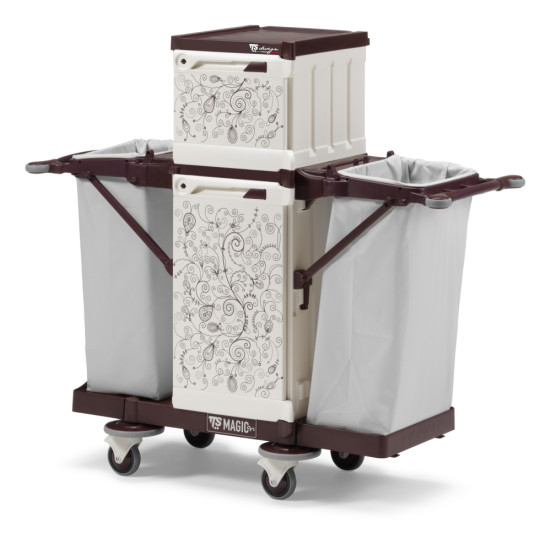 Тележка TTS MagicArt 07 Safety (2 отделения, рисунок ANTHEA, 2 держ. мешка)